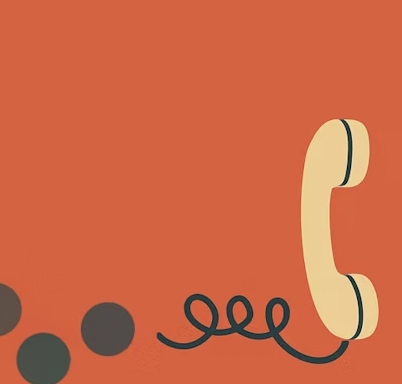 Phonebanking: Image of An Old-Fashioned Phone Hand Receiver