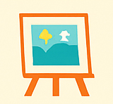 Art panel illustration