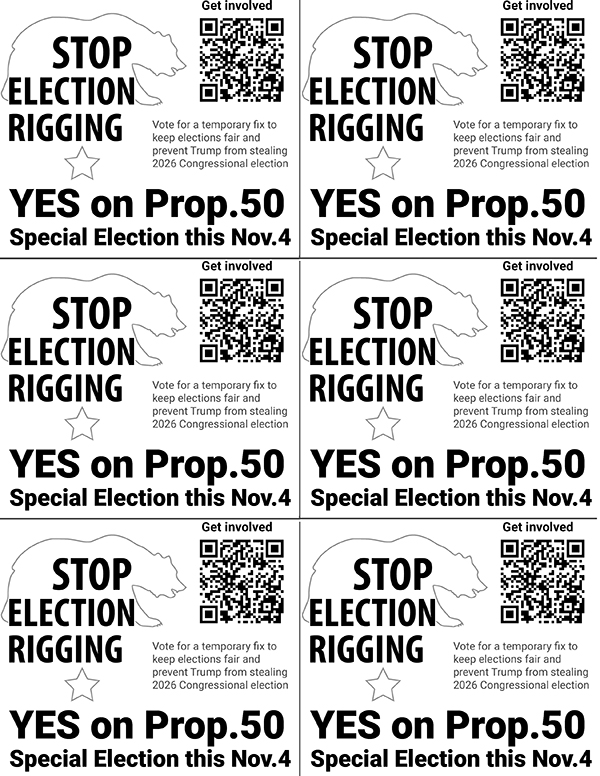Prop 50 4-up B+W flyer preview